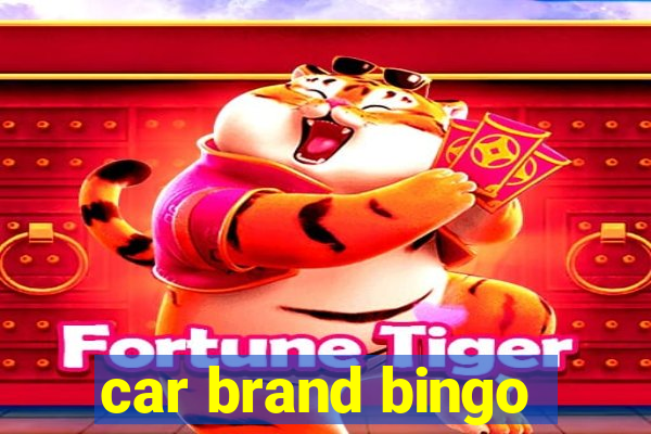 car brand bingo